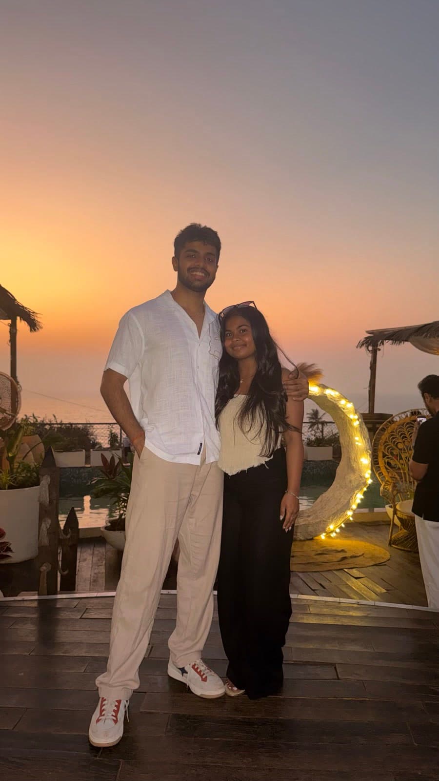 Anjuna, sunset at Noah