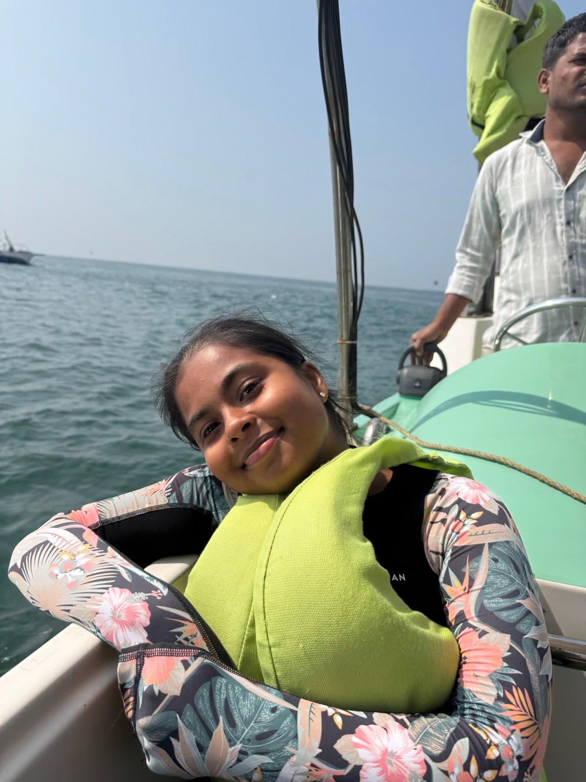 First time parasailing
