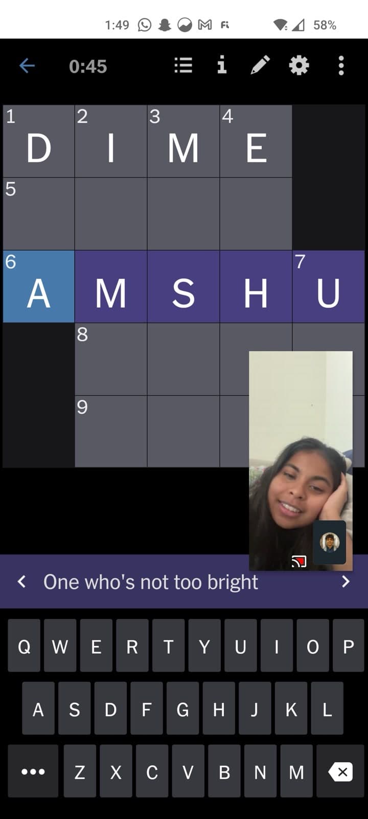 NYT crossword
